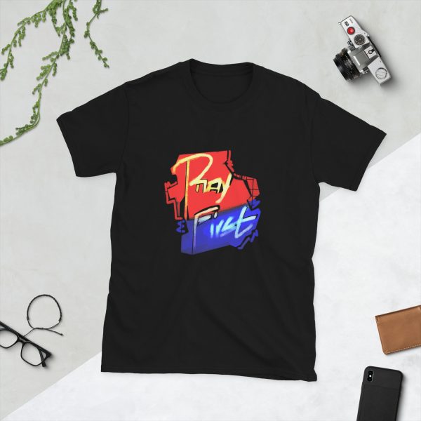 Pray First Unisex T-Shirt - Image 5