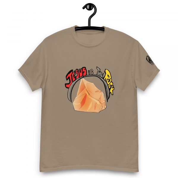 Jesus is the Rock-Christian Men's T-shirt - Image 2