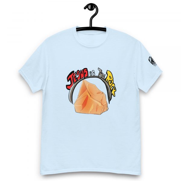 Jesus is the Rock-Christian Men's T-shirt - Image 5