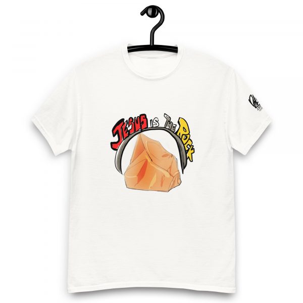 Jesus is the Rock-Christian Men's T-shirt - Image 7