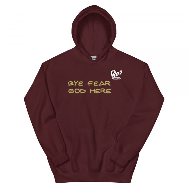 Bye Fear God Here -Unisex Hoodie - Image 5