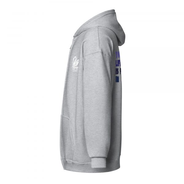Your Best Life is Found in God | Unisex heavy blend zip hoodie - Image 12