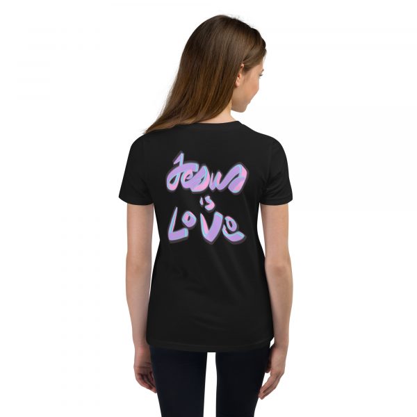 Jesus is Love- Youth Short Sleeve T-Shirt - Image 2