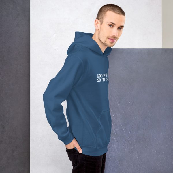God With Me so I'm Chillin | Unisex Hoodie - Image 23