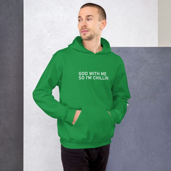 God With Me so I'm Chillin | Unisex Hoodie - Image 25