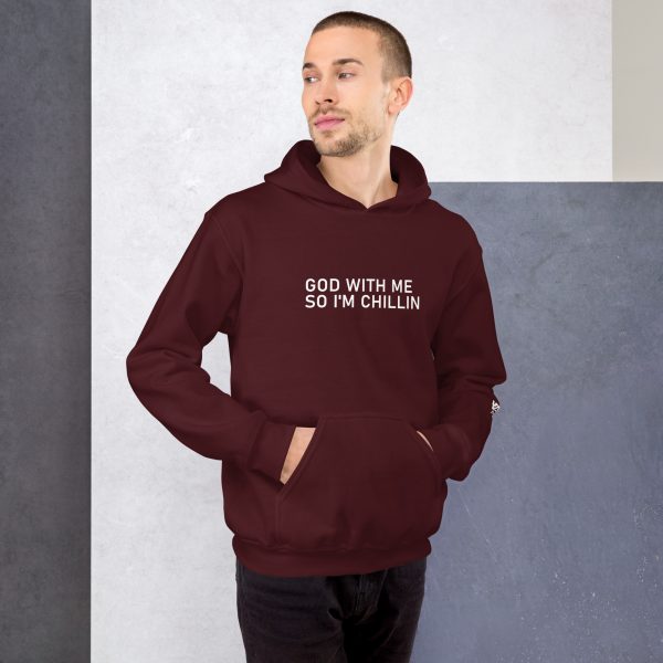 God With Me so I'm Chillin | Unisex Hoodie - Image 9
