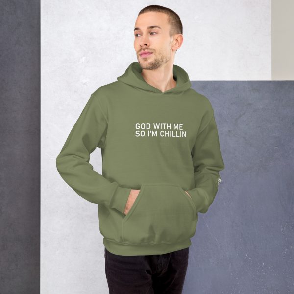 God With Me so I'm Chillin | Unisex Hoodie - Image 29